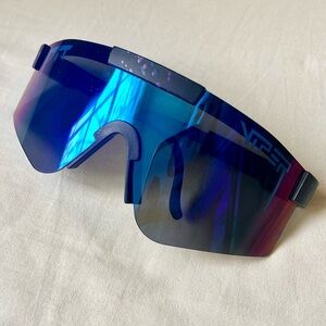 Pit Viper The Midnight Baby Polarized Black Frame Men's Sunglasses